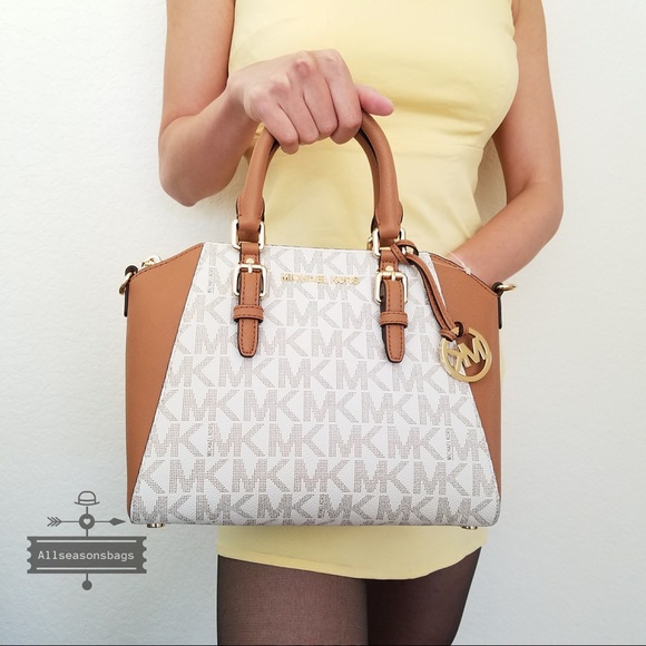 NWT Michael KORS Ciara Medium Messenger Satchel - Picture 2 of 8